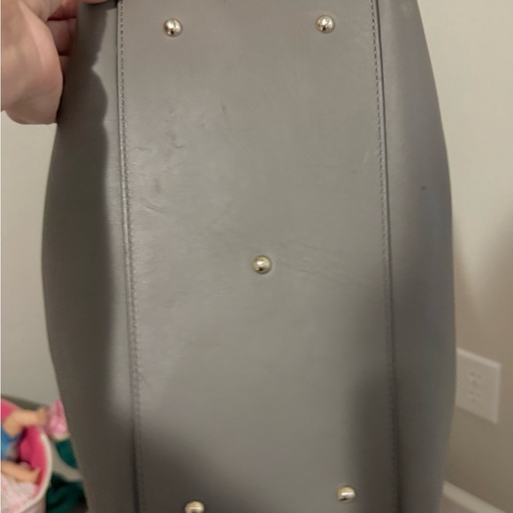 Dooney & Bourke Taupe Leather Tote - Picture 5 of 7